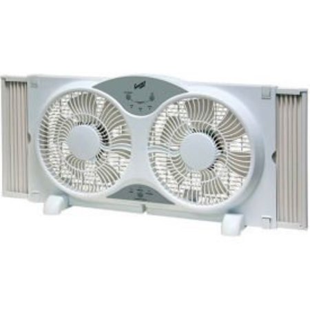 Comfort Zone Comfort Zone® CZ310R 9" Reversible Twin Window Fan with Remote Control CZ310R